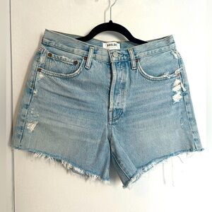 AGOLDE denim jean light blue shorts size 26